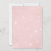 Liebe zum Mond und zurück Babydusche Einladung (Rückseite)