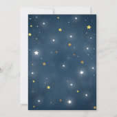 Liebe zum Mond und zurück Babydusche Einladung (Rückseite)