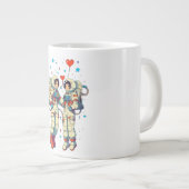 Liebe zum Mond und zurück Jumbo-Tasse (Vorderseite Rechts)