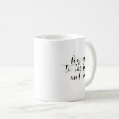Liebe zum Mond und zurück Kaffeetasse (VorderseiteRechts)