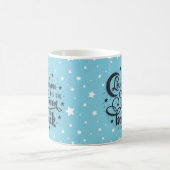 Liebe zum Mond und zurück Kaffeetasse (Mittel)