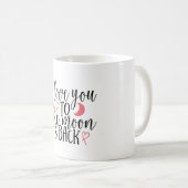 Liebe zum Mond und zurück Kaffeetasse (VorderseiteRechts)