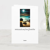 Liebe zum Mond und zurück Karte (Rückseite)