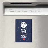 Liebe zum Mond und zurück Magnet (In Situ (Geschirrspüler))