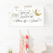 Liebe zum Mond und zurück| Mondsternwolken Banner (Insitu)