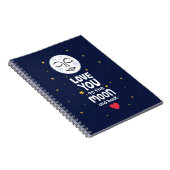 Liebe zum Mond und zurück Notizblock (Rechte Seite)