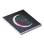 Liebe zum Mond und zurück Notizblock (angewinkelt)