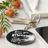 Liebe zum Mond und zurück ・ Raumgestaltung Schlüsselanhänger (Seite)