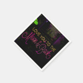 Liebe zum Mond und zurück Serviette (Ecke)