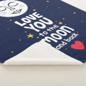 Liebe zum Mond und zurück Sherpadecke (3/4)