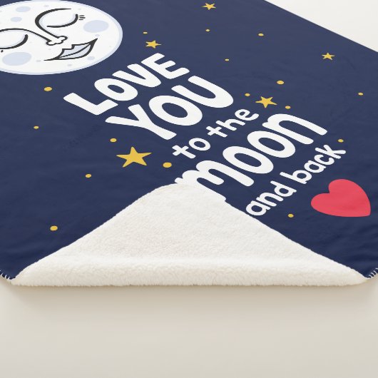 Liebe zum Mond und zurück Sherpadecke (3/4)