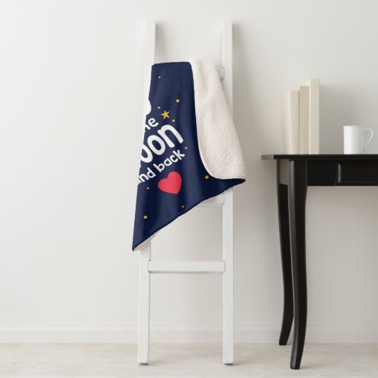 Liebe zum Mond und zurück Sherpadecke (Beispiel)