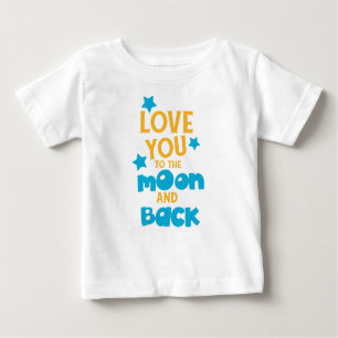 Liebe zum Mond und zurück, Sterne Baby T-shirt