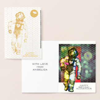 Liebe zum Mondastronaut, der Coolen Raum Zeichne Folienkarte