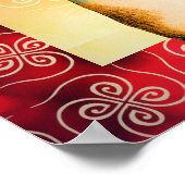 Liebe zum Mondastronaut, der Coolen Raum Zeichne Poster (Ecke)