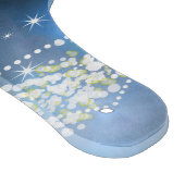 Liebe zum Muster "Mond und Rücken Sterne" Schneidebrett (Ecke)