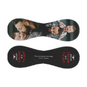 Liebe zum Outfield & Back 2-Foto Vater Geschenk Baseball (Paneele)