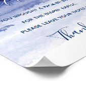 Liebe zum Raffelzeichen "Mond und zurück" Poster (Ecke)