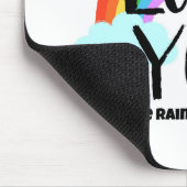 Liebe zum Regenbogen und zurück Mousepad (Ecke)