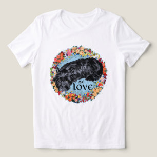 Liebe zum Schottischen Terrier Tri-Blend Shirt