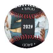 Liebe zum Schwarzen Lederlook im Outfield-Foto Baseball (Vorderseite)