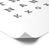 Liebe zum Seekarten-Plakat Poster (Ecke)