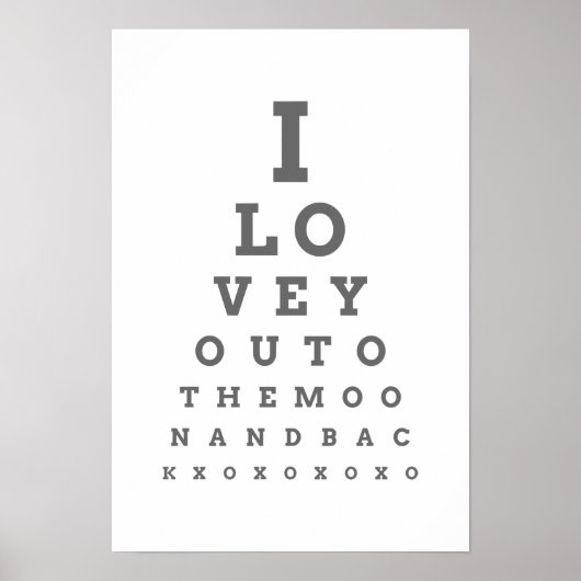 Liebe zum Seekarten-Plakat Poster (Vorne)