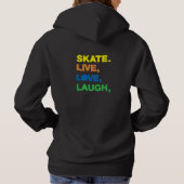 Liebe zum Skate Hoodie (Rückseite)