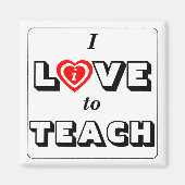 Liebe zum Sprichwort des engagierten Lehrers Magnet (Vorne)