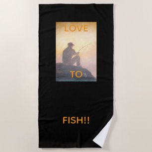 Liebe zum Strand Strandtuch