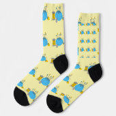 Liebe zum Strick Socken (Linkes Detail)