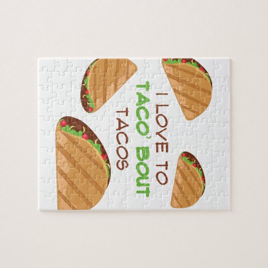 Liebe zum Taco Puzzle (Horizontal)