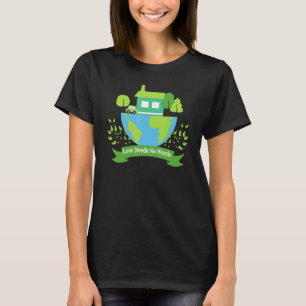 Liebe zum Tag des Umweltdatums auf dem Planeten ge T-Shirt