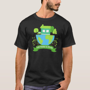 Liebe zum Tag des Umweltdatums auf dem Planeten ge T-Shirt