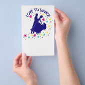 Liebe zum Tanzen Flyer (Handgriff)