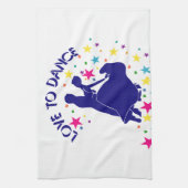 Liebe zum Tanzen Handtuch (Vertikal)