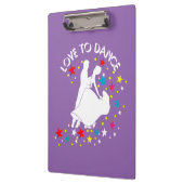 Liebe zum Tanzen Klemmbrett (Links)