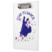 Liebe zum Tanzen Klemmbrett (Links)
