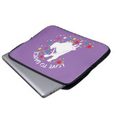 Liebe zum Tanzen Laptopschutzhülle (Vorne Knopf)