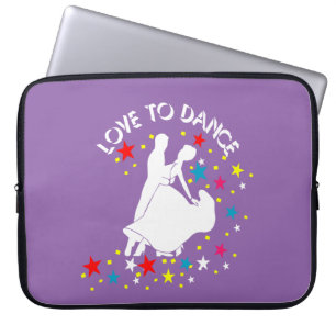 Liebe zum Tanzen Laptopschutzhülle