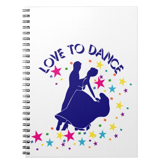 Liebe zum Tanzen Notizblock (Vorderseite)