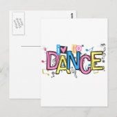 Liebe zum Tanzen Postkarte (Vorne/Hinten)