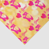 Liebe zum Tanzen Seidenpapier (Ausschnitt)