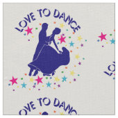 Liebe zum Tanzen Stoff (Nahaufnahme)