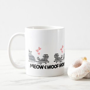 Liebe zum Thema Katze und Hunde Tasse