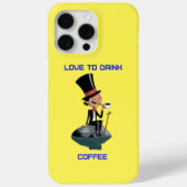 Liebe zum Trinken Kaffee iPhone Case (Rückseite)