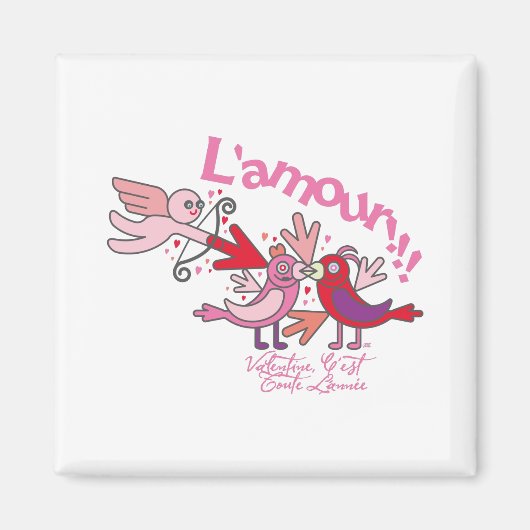 Liebe zum Valentinstag BY MASANSER Magnet (Vorne)