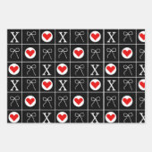 Liebe zum Valentinstag  Geschenkpapier Set (Vorderseite 2)