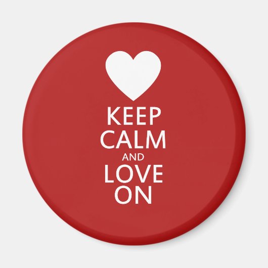 Liebe zum Valentinstag Magnet (Vorne)