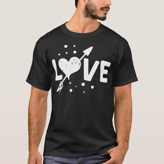 Liebe zum Valentinstag T-Shirt (Vorderseite)